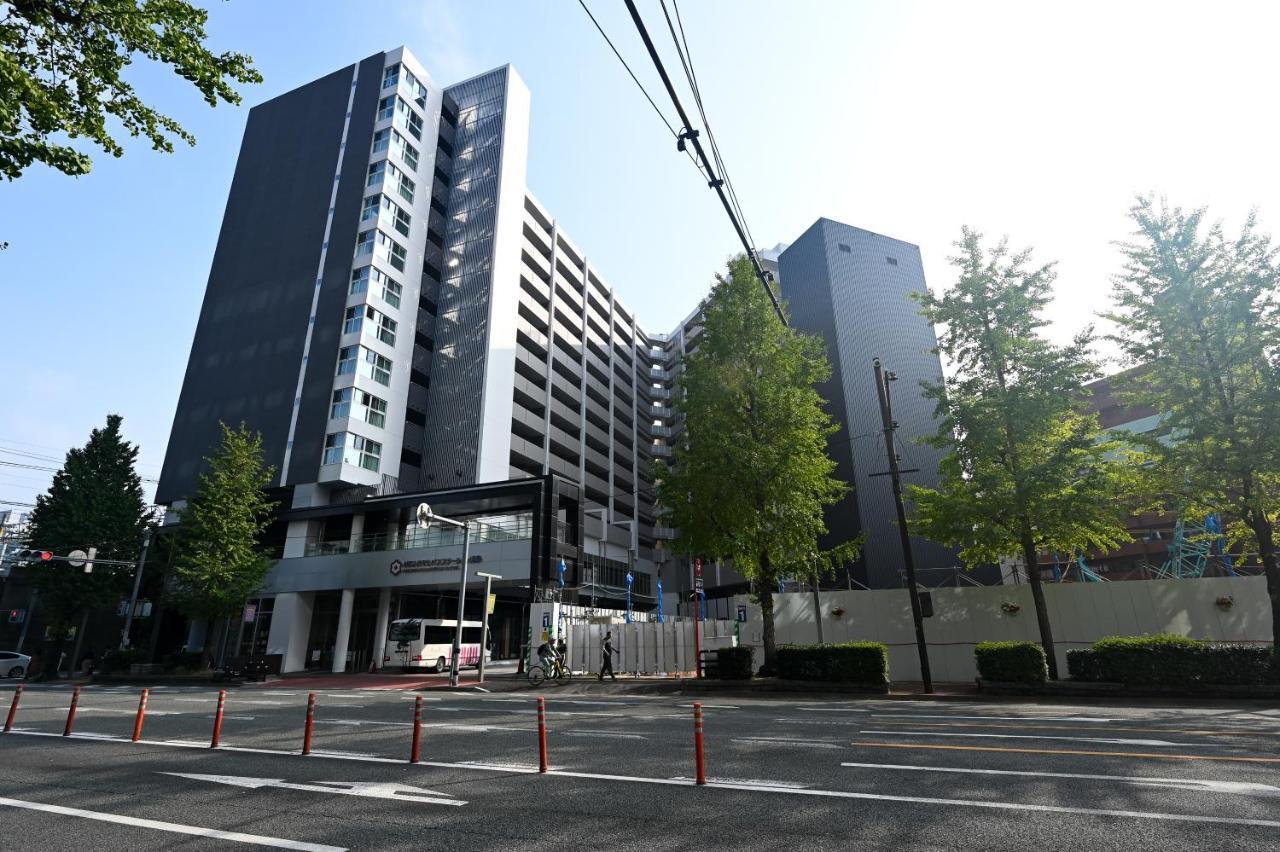 Hearts Capsule Hotel & Spa Hakata Fukuoka  Exteriör bild